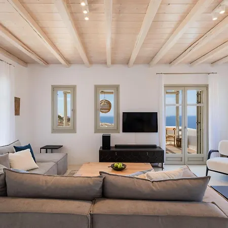 Mykonos 3 Bedroom Luxury Private Pool Views Вилла *