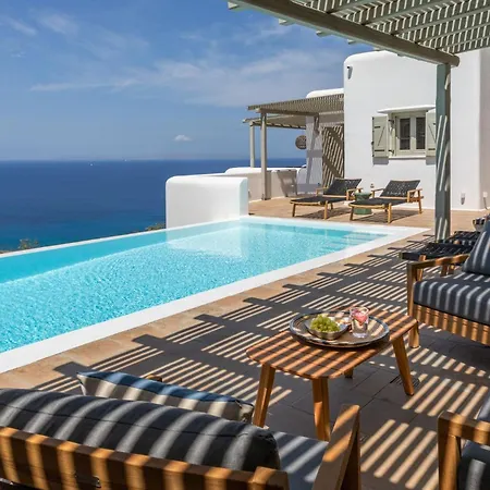 Вилла Mykonos 3 Bedroom Luxury Private Pool Views Фанари