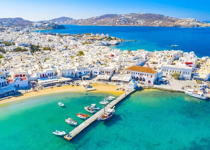 Вилла Mykonos 3 Bedroom Luxury Private Pool Views Фанари